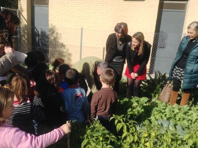 El colegio Cervantes de Molina de Segura gana el premio nacional al mejor huerto escolar ecológico