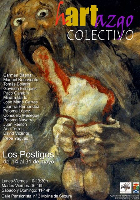 La Sala de Exposiciones Los Postigos de Molina de Segura acoge la exposición H-art-azgo Colectivo, de artistas molinenses, del 14 al 31 de mayo