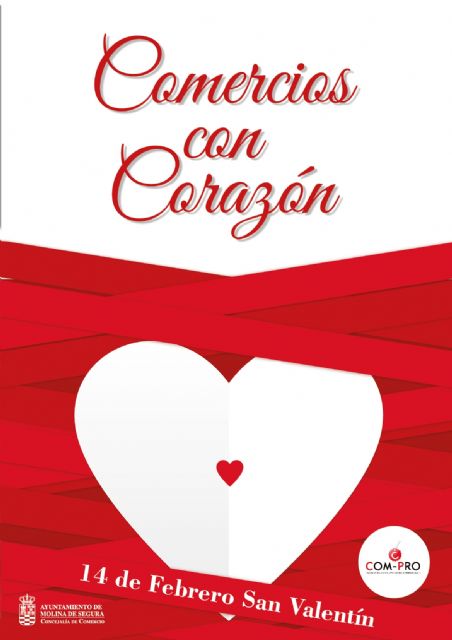 El Ayuntamiento de Molina de Segura colabora con la asociación COM-PRO en la campaña COMERCIOS CON CORAZÓN