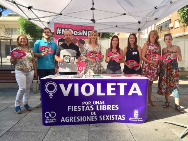 El Ayuntamiento de Molina de Segura pone en marcha la campaña #NOesNO lucha contra las agresiones sexuales en fiestas
