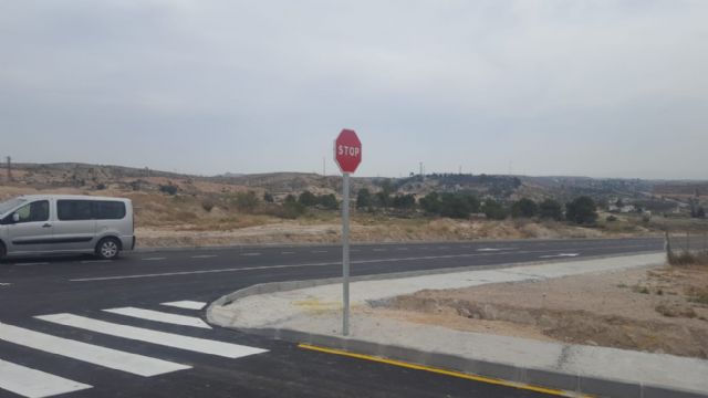 El Ayuntamiento de Molina de Segura abre al tráfico hoy el nuevo tramo de la Ronda Este, con una inversión de 127.741,68 euros