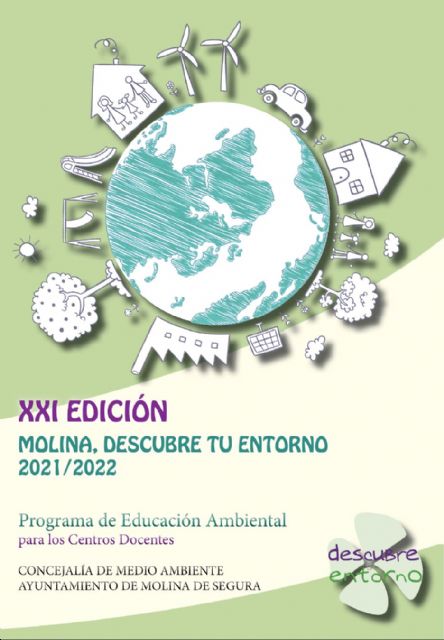 El Ayuntamiento de Molina de Segura presenta la vigésimo primera edición del Programa de Educación Ambiental Molina, Descubre tu entorno