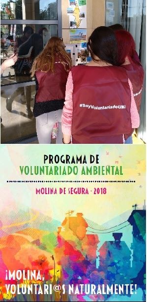 El Programa de Voluntariado Ambiental ¡Voluntari@s Naturalmente! del Ayuntamiento de Molina de Segura participa en el Mercadillo Solidario de Navidad de la Universidad de Murcia