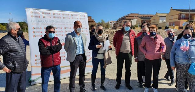 El alcalde de Molina de Segura visita los terrenos municipales cedidos a AFESMO para la construcción de viviendas tuteladas y un centro de inserción laboral