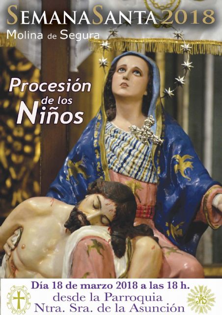La Procesión de los Niños de Molina de Segura se celebra el domingo 18 de marzo