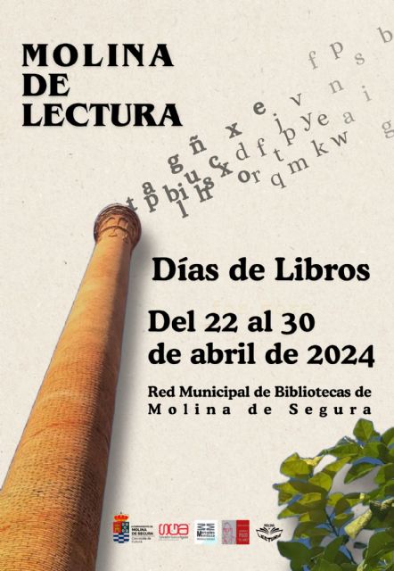 La Red Municipal de Bibliotecas celebra el Día del Libro con el nuevo programa de actividades Molina de Lectura, del 22 al 30 de abril