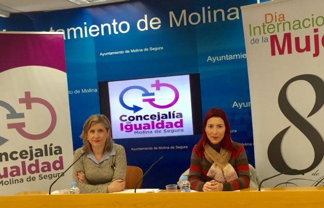 La Concejalía de Igualdad de Molina de Segura conmemora el 8 de Marzo con actividades de febrero a junio de 2018
