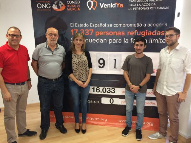 El Ayuntamiento de Molina de Segura se adhiere a la campaña VenidYa a favor de la acogida de refugiados