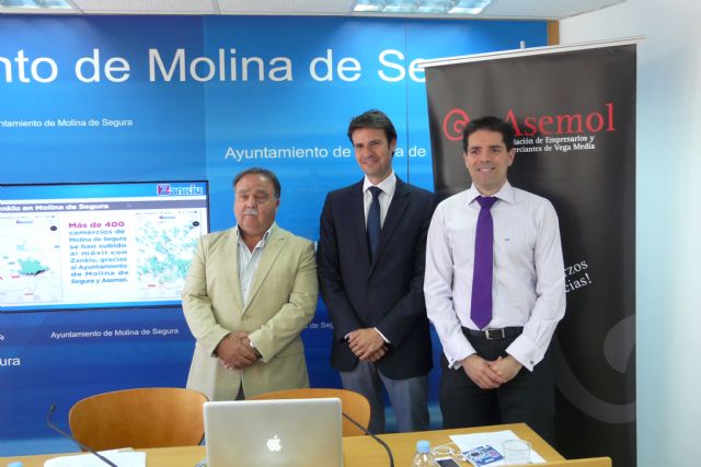 El comercio local de Molina de Segura se sube al móvil  con la puesta en marcha de la aplicación Zankiu