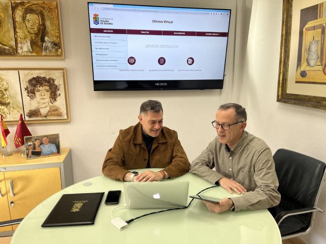 Molina de Segura consolida su liderazgo digital con un aumento del 44% en el uso de los servicios electrónicos municipales