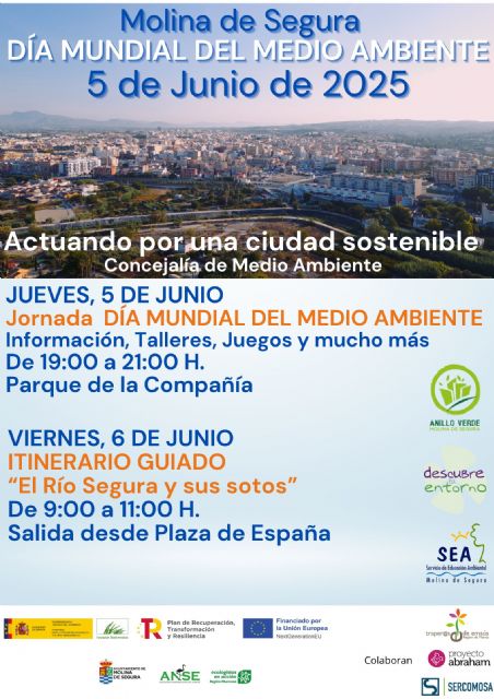 Molina de Segura celebra el Día Mundial del Medio Ambiente bajo el lema Actuando por una ciudad sostenible