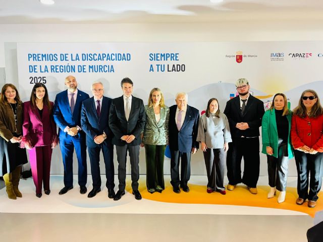 Molina de Segura acoge la entrega de los Premios de la Discapacidad Región de Murcia 2025 en un acto celebrado en el MUDEM
