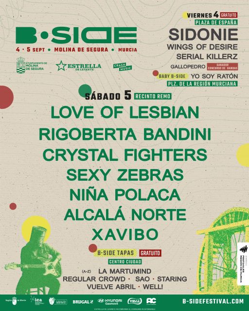 Las Fiestas Patronales 2026 de Molina de Segura arrancan ma&ntilde;ana jueves 3 de septiembre con el pregón  a cargo de Ascensión López Puche, y la actuación de la Banda Municipal de Música en el Teatro Villa de Molina