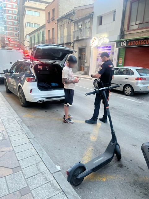 Más de cien denuncias a usuarios de patinetes por su mal uso en el último año