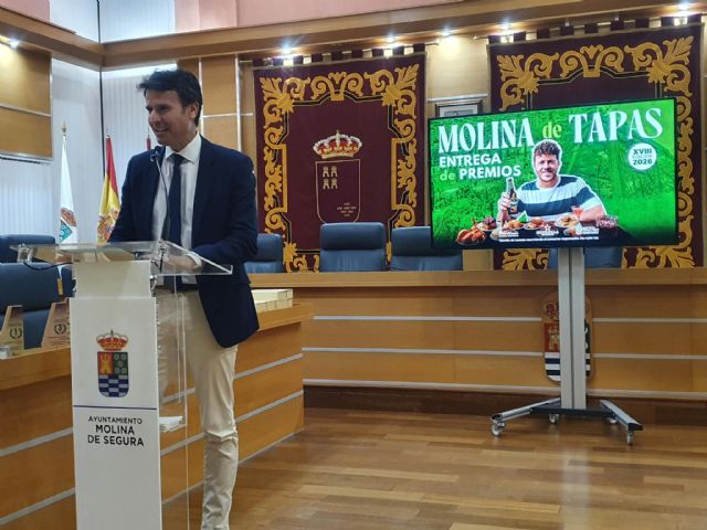 La Concejalía de Turismo entrega los premios de la XVIII edición de la Ruta Molina de Tapas 2026