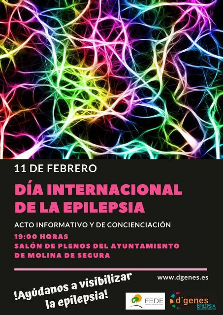 D´Genes dará visibilidad a la epilepsia el próximo lunes, 11 de febrero, en Molina de Segura, coincidiendo con el Día Internacional de esta patología