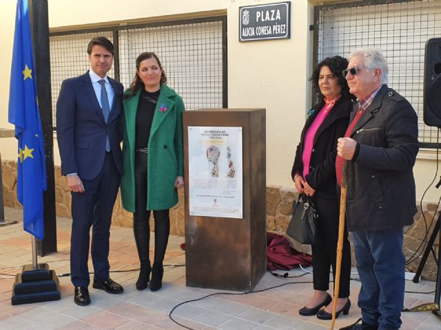 Molina de Segura rinde un sentido homenaje a Alicia Conesa López en la pedanía de La Torrealta