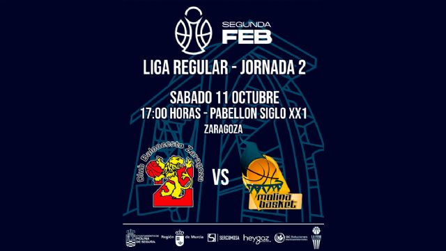 SEGUNDA FEB | El Ciudad Molina Basket busca en Zaragoza su primera victoria