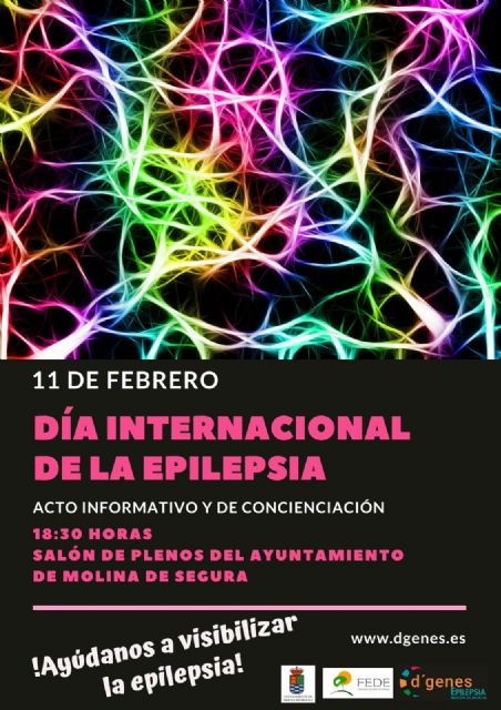 El Ayuntamiento de Molina de Segura acoge el acto del Día Internacional de la Epilepsia hoy lunes 11 de febrero