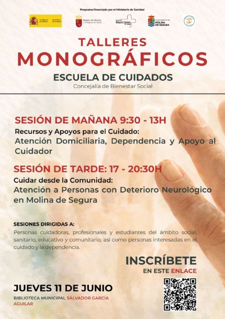La Concejalía de Bienestar Social presenta las novedades de la segunda edición de la Escuela de Cuidados de Molina de Segura