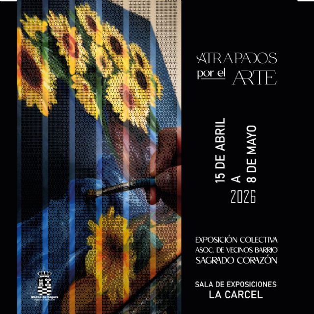 La Sala de Exposiciones La Cárcel de Molina de Segura acoge la exposición colectiva Atrapados por el Arte, de la Asociación de Vecinos del Barrio Sagrado Corazón, del 15 de abril al 8 de mayo