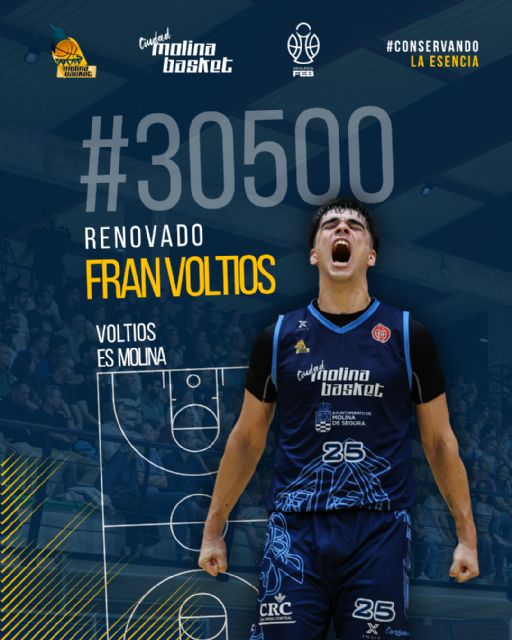 Ciudad Molina Basket y Fran Voltios se dan el 'sí, quiero'