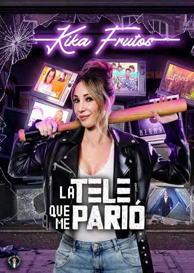 Kika Frutos presenta el espectáculo de humor ¡LA TELE QUE ME PARIÓ! el viernes 17 de octubre en el Teatro Villa de Molina