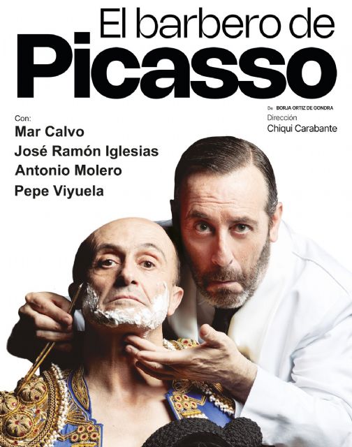 Amor al Teatro presenta la comedia EL BARBERO DE PICASSO el sábado 17 de octubre en el Teatro Villa de Molina