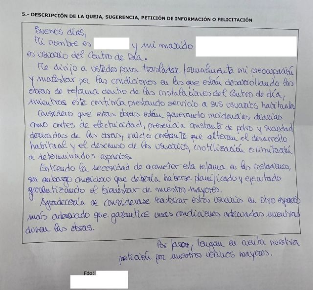 El PSOE lleva al Pleno una moción para exigir soluciones inmediatas tras denunciar las familias que la respuesta a personas mayores sin climatización fue acudir con un abanico o quedarse en casa