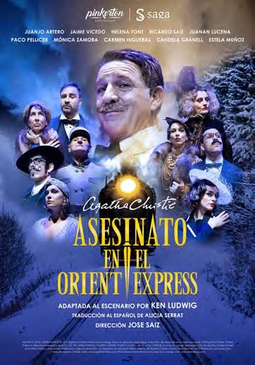 La compañía valenciana Espectáculos Pinkerton presenta ASESINATO EN EL ORIENT EXPRESS el sábado 18 de octubre en el Teatro Villa de Molina