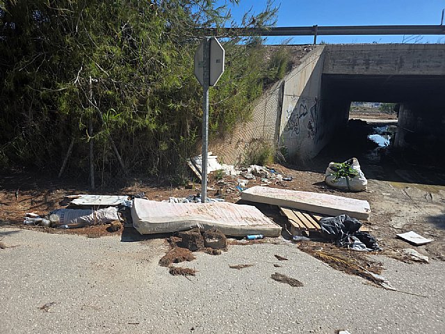 El PSOE denuncia la proliferación de vertidos y suciedad en Molina de Segura