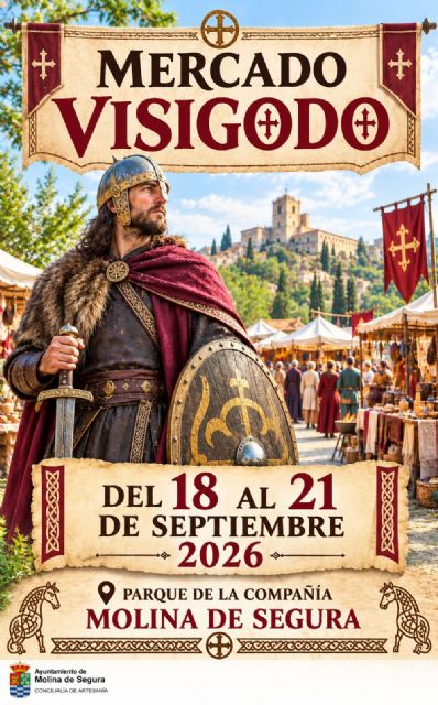 Molina de Segura contará con un Mercado Visigodo del 18 al 21 de septiembre, durante las Fiestas Patronales 2026
