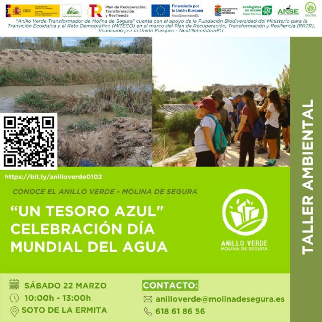 El Anillo Verde de Molina de Segura celebra el Día Mundial del Agua con la realización del taller ambiental Un Tesoro Azul