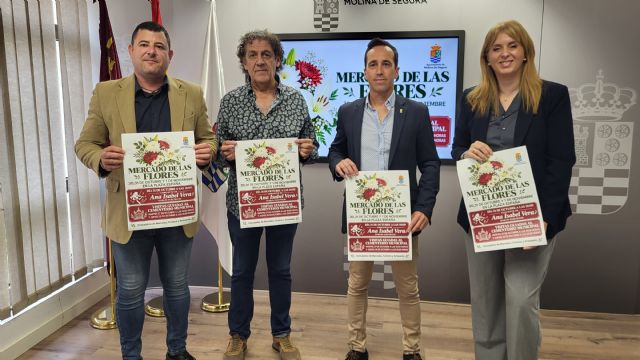 El Ayuntamiento de Molina de Segura organiza el Mercado de las Flores 2026 del 30 de octubre al 1 de noviembre