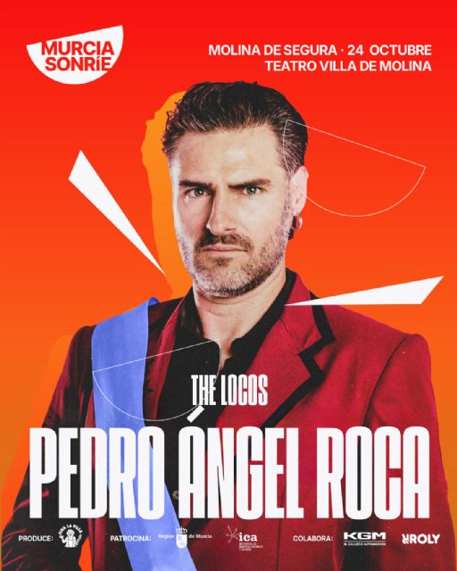 Pedro Ángel Roca presenta el espectáculo cómico THE LOCOS el sábado 24 de octubre en el Teatro Villa de Molina