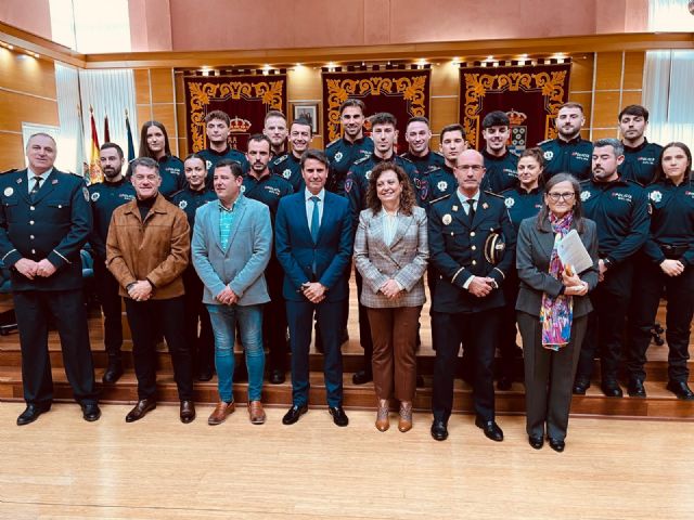 La Policía Local de Molina de Segura aumenta su plantilla con la toma de posesión de 17 nuevos agentes, el mayor incremento registrado en un solo año en toda la historia