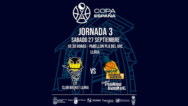 El Ciudad Molina Basket afronta en Lliria con ilusión su continuidad en la Copa de España