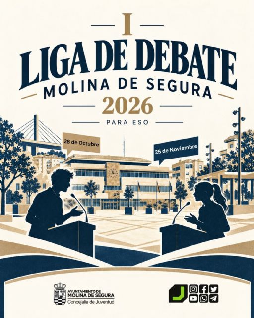 Molina de Segura impulsa la Liga Municipal de Debate 2026 para potenciar la oratoria y el pensamiento crítico entre los jóvenes