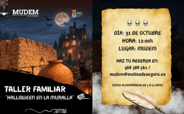 El Ayuntamiento de Molina de Segura programa actividades gratuitas para celebrar HALLOWEEN 2026 los días 30 y 31 de octubre