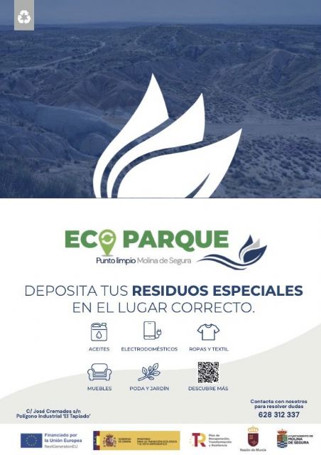 Molina de Segura refuerza su compromiso con el reciclaje y la economía circular con la mejora de su Ecoparque Municipal