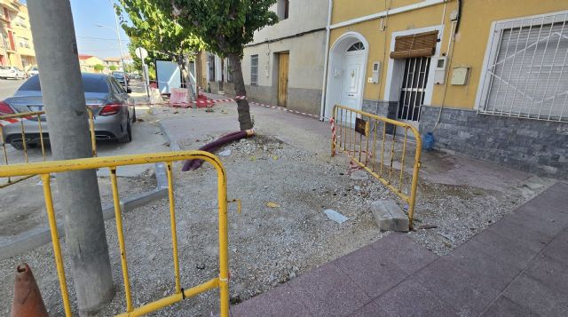 El PSOE denuncia que PP y VOX convierten Molina de Segura en una ciudad de obras eternas