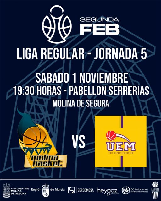 Ciudad Molina Basket y Homs UE Mataró pelearán por la primera alegría del curso