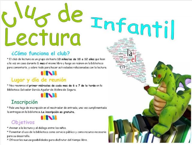 La Biblioteca Salvador García Aguilar inaugura un nuevo Club de Lectura Infantil para niños de 10 a 12 años