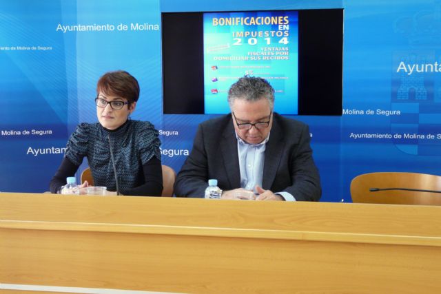 El Ayuntamiento de Molina de Segura pone en marcha una campaña de información sobre las bonificaciones en impuestos municipales para este año 2014