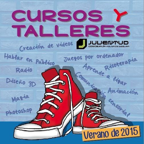 La Concejalía de Juventud de Molina de Segura ofrece once cursos y talleres para el mes de julio de 2015