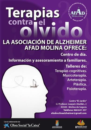 La Asociación AFAD de Molina de Segura pone en marcha los talleres del proyecto Terapias contra el Olvido, financiado por la Obra Social la Caixa