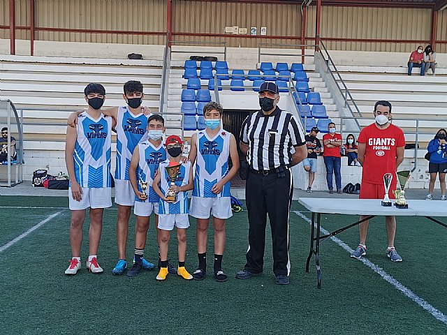 Molina Vipers se alza con el campeonato y el subcampeonato de la Liga de Football Flag de la Comunidad Valenciana