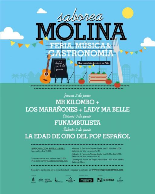 El Recinto de Eventos de Molina de Segura, REMO, abre sus puertas hoy jueves 2 de junio con un amplio programa de actividades hasta el domingo 5 de junio
