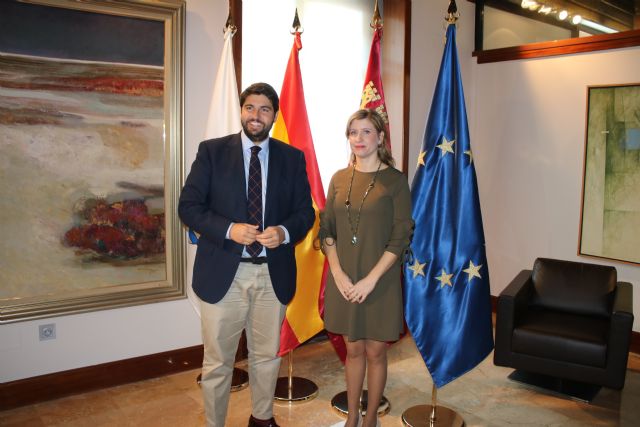 El presidente de la Comunidad se reúne con  la alcaldesa de Molina de Segura