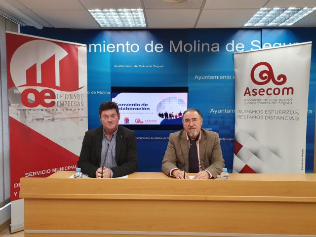 Molina y ASECOM suscriben un convenio con el objetivo de promocionar y fomentar el desarrollo económico, el empleo y el emprendimiento